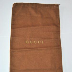 Gucci Brown Shoe String Dust Bag